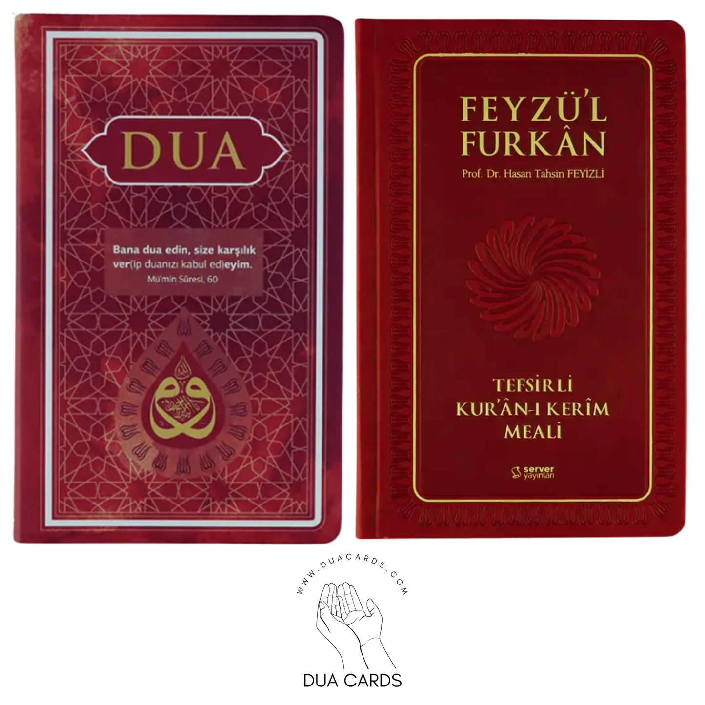 Dua - Evrad-ı Şerife - Arapça+Türkçe - BORDO - CEP BOY