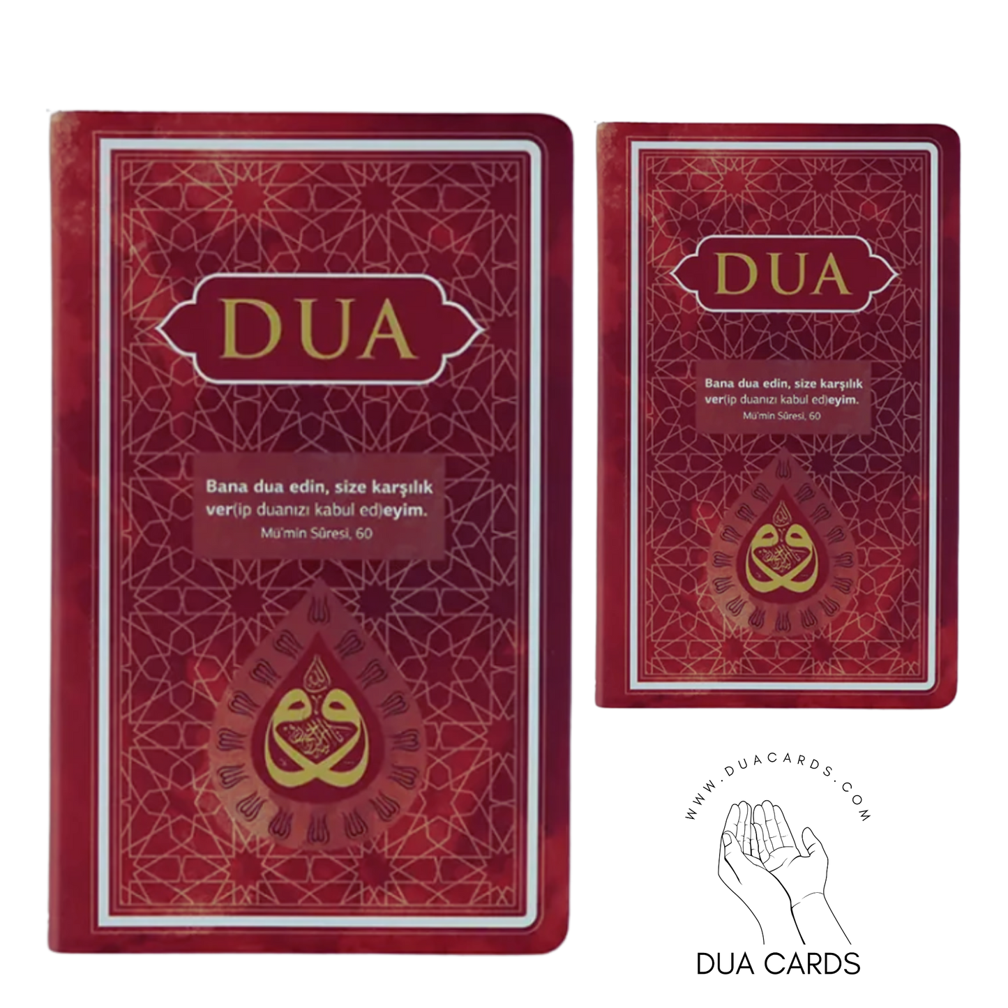 Dua - Evrad-ı Şerife - Arapça+Türkçe - BORDO - CEP BOY