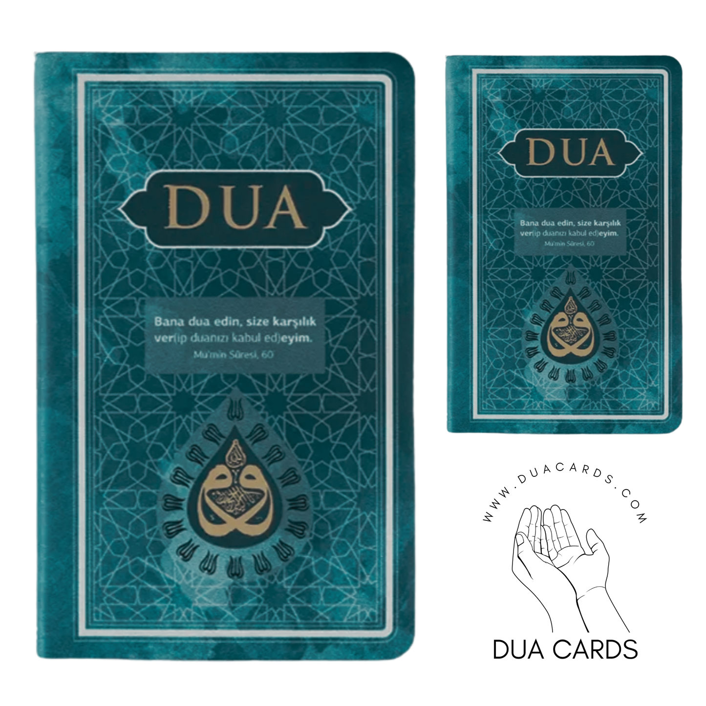 Dua - Evrad-ı Şerife - Arapça+Türkçe - TURKUAZ - ORTA BOY
