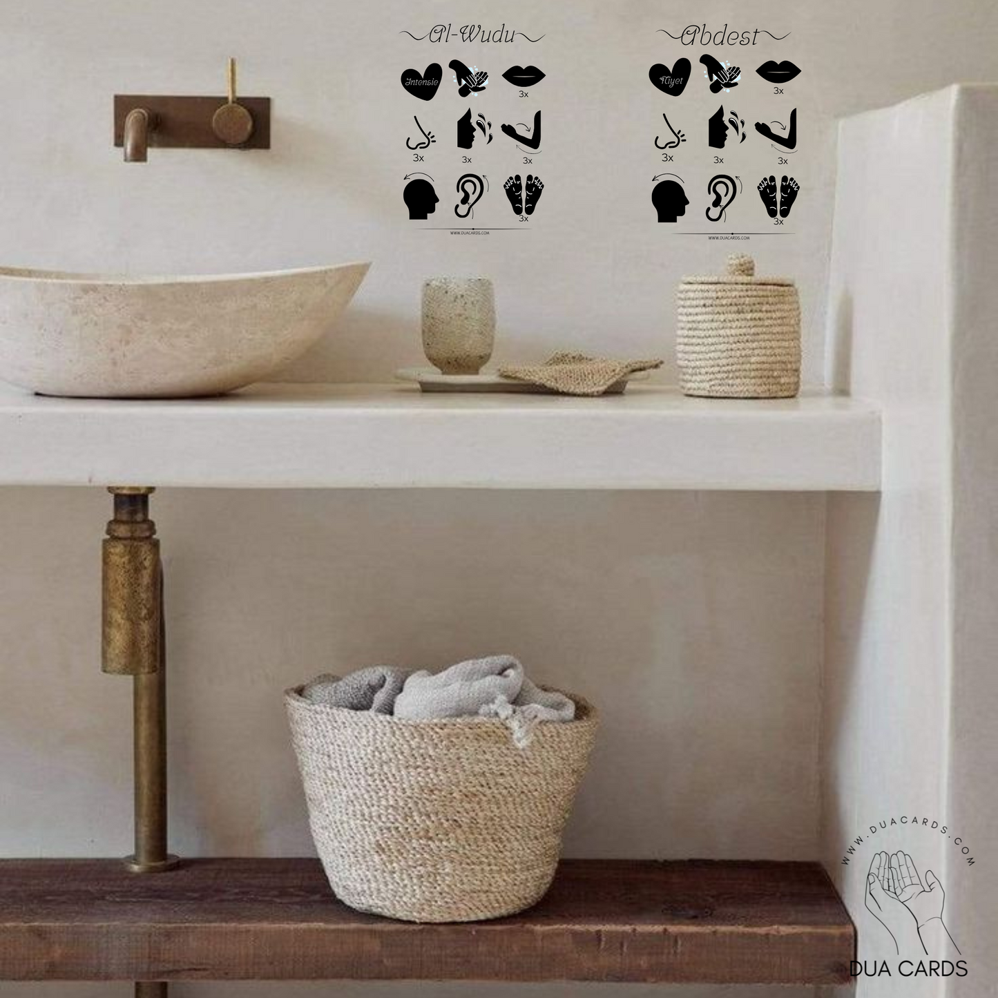 Huiselijke Dua Stickerset – 10 Stuks - Nederlands