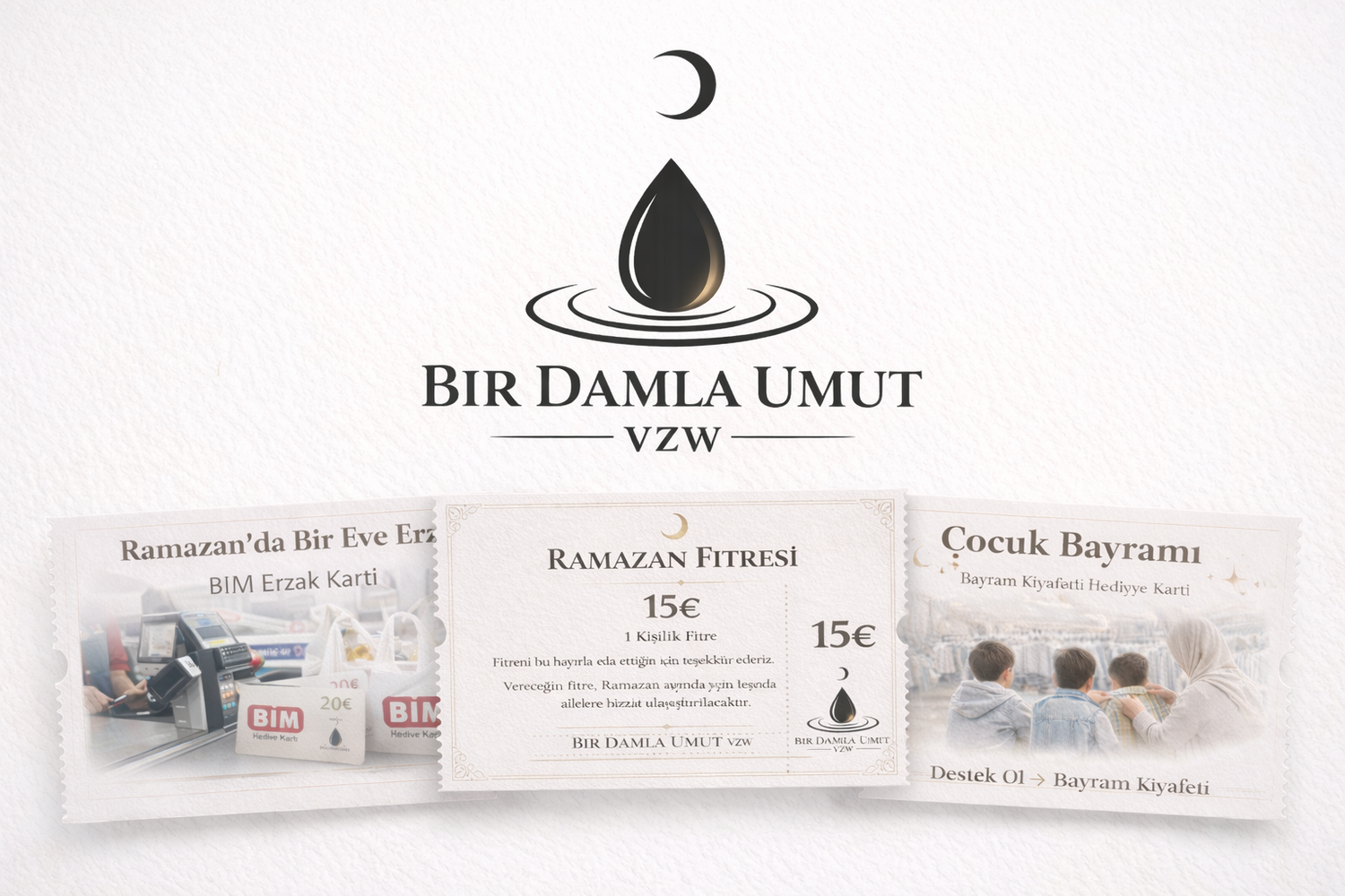 Bir Damla Umut VZW - Bağış Seçenekleri