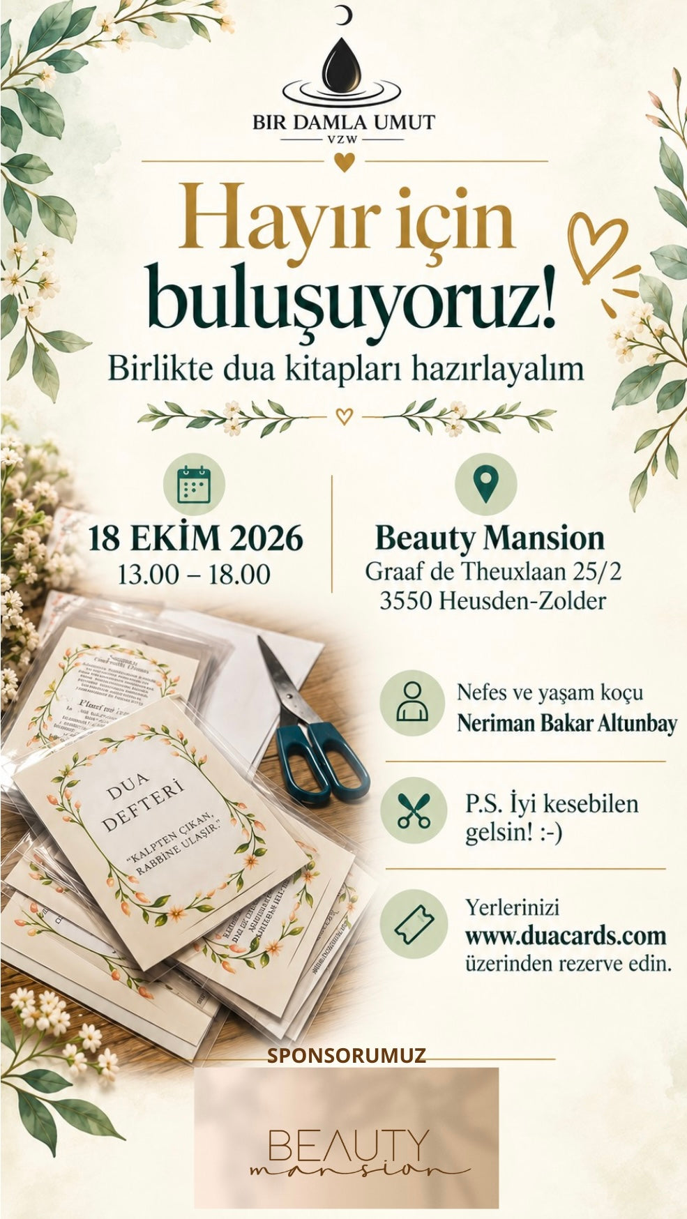İyilik İçin Bir Aradayız | Gönüllü Workshop – 18 Ekim