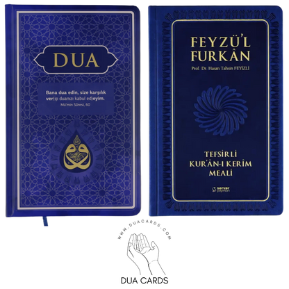 Feyzul Furkan + Dua Kitabı – Açılış Seti - CEP BOY - LACIVERT
