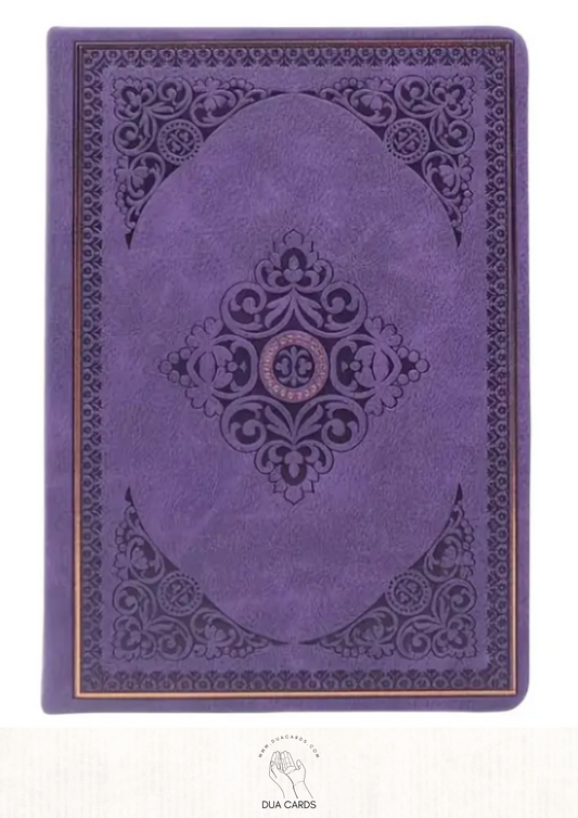 📓 Vintage Oyma Desenli Not Defteri – B6 Sert Kapak - MOR