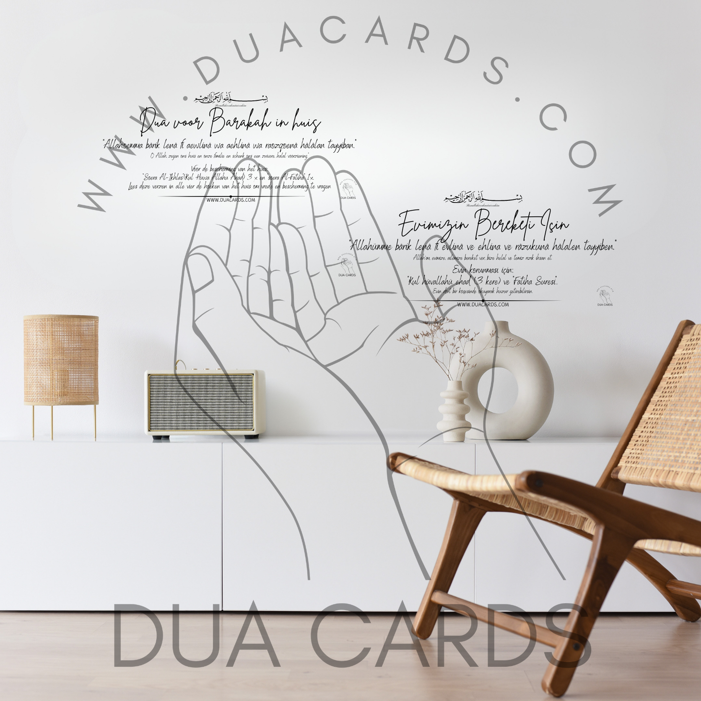 Ev İçin Dua Sticker Seti – 10'lu Paket - TURKCE