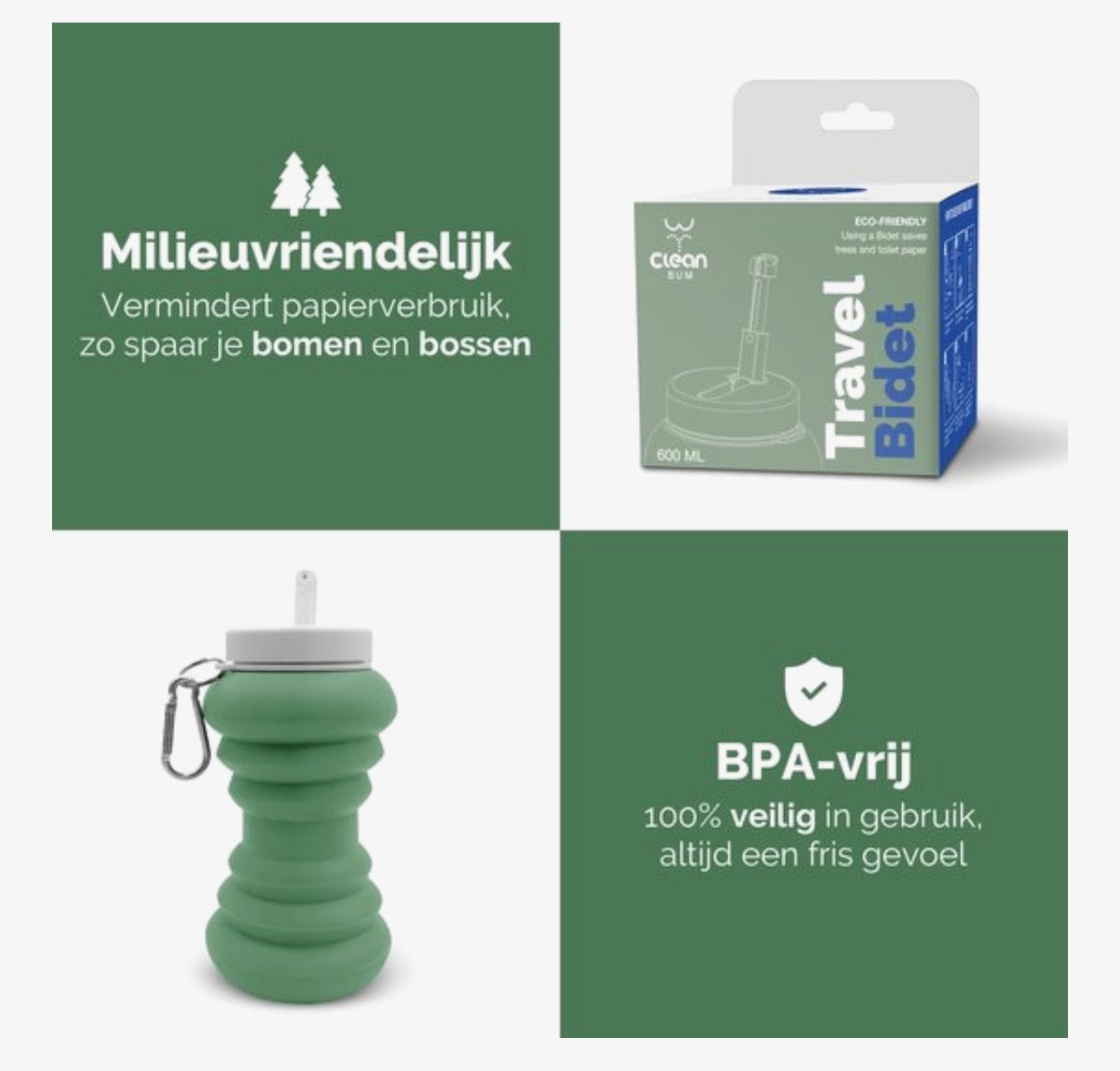 Opvouwbare Reisbidet voor tahaarah - Taharet için Katlanabilir Seyahat Bideti