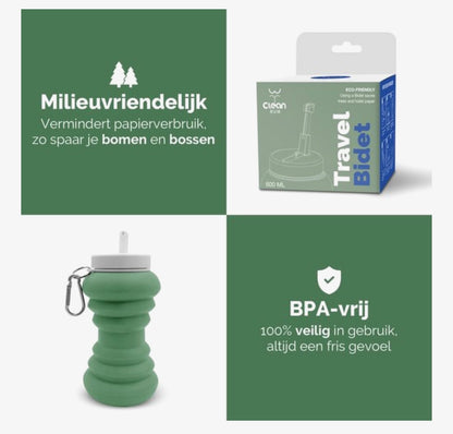Opvouwbare Reisbidet voor tahaarah - Taharet için Katlanabilir Seyahat Bideti