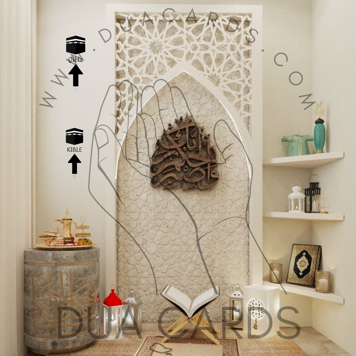 Ev İçin Dua Sticker Seti – 10'lu Paket - TURKCE