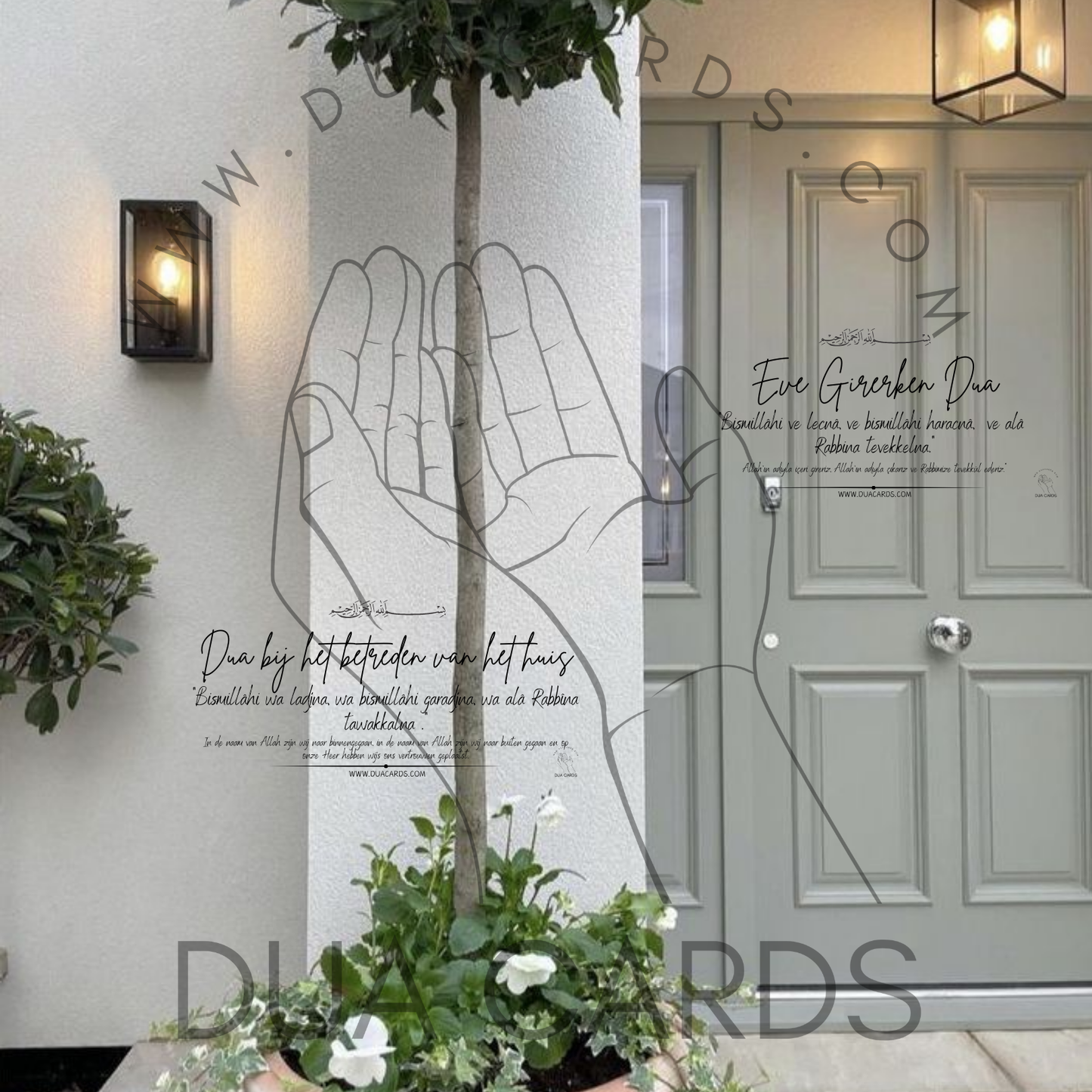 Huiselijke Dua Stickerset – 10 Stuks - Nederlands