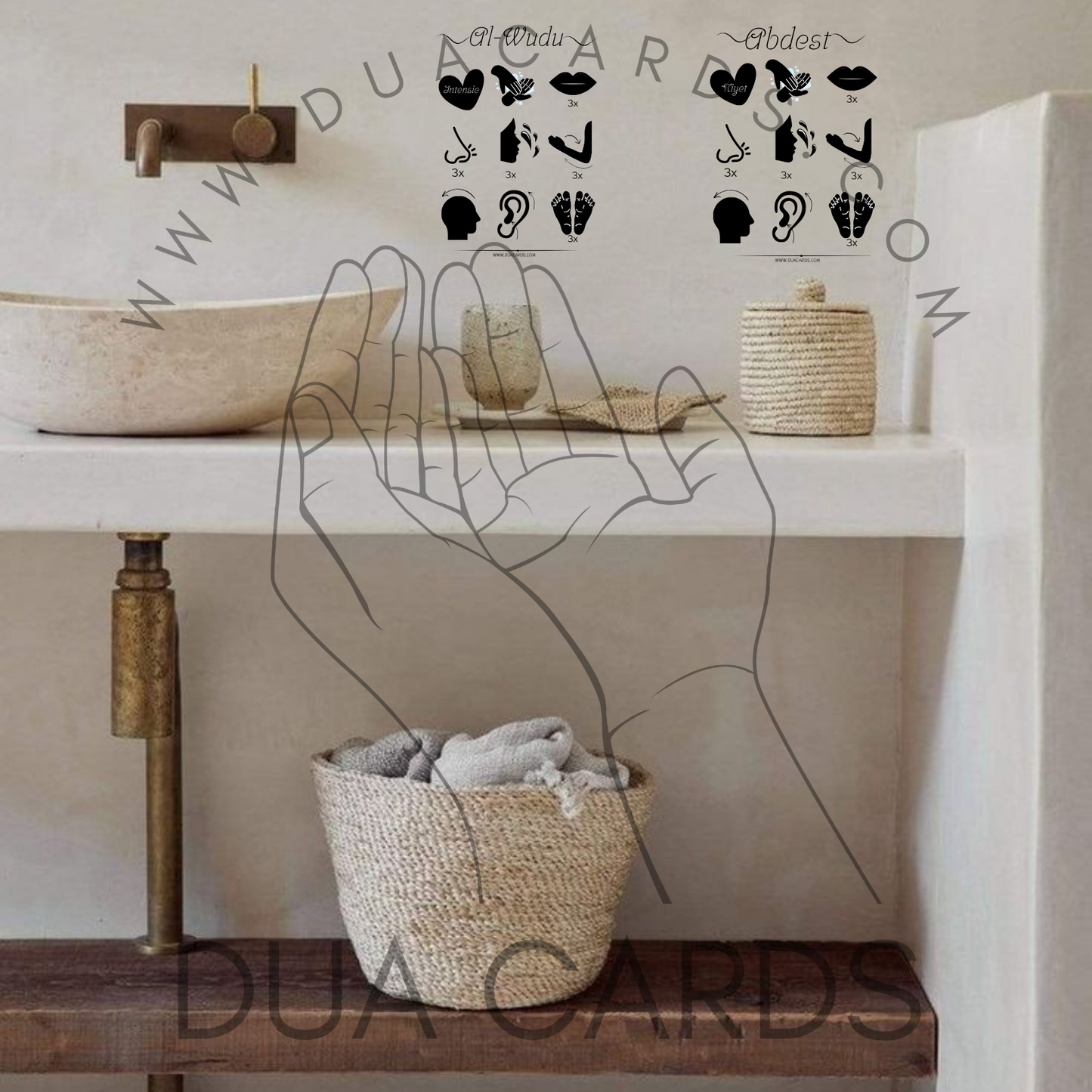 Huiselijke Dua Stickerset – 10 Stuks - Nederlands