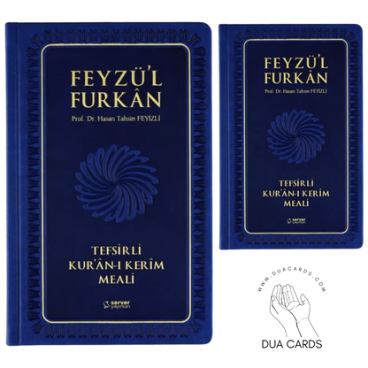 Feyzul Furkan + Dua Kitabı – Açılış Seti - CEP BOY - LACIVERT