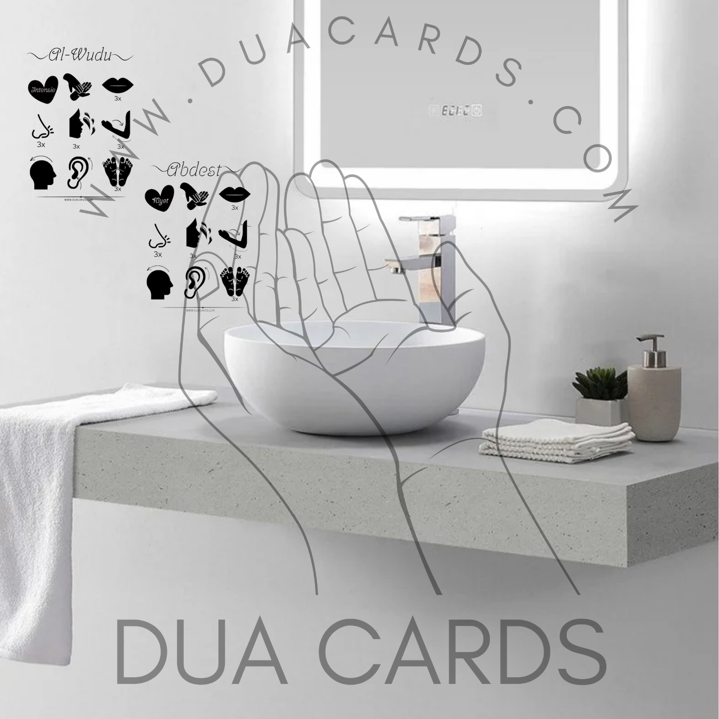 Huiselijke Dua Stickerset – 10 Stuks - Nederlands