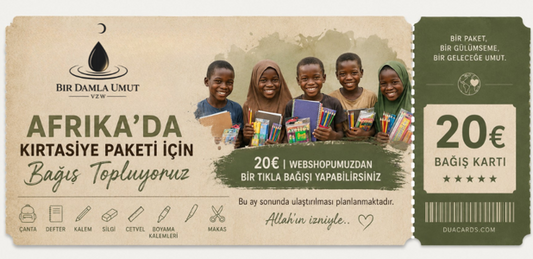 Afrika Kırtasiye Paketi Bağışı - Donatie Schoolpakket Afrika -