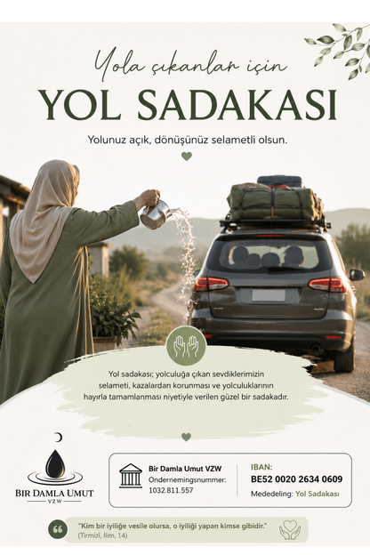 Yol Sadakası | Veilige Reis Donatie