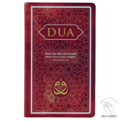 Dua - Evrad-ı Şerife  - Arapça+Türkçe  - BORDO - CEP BOY