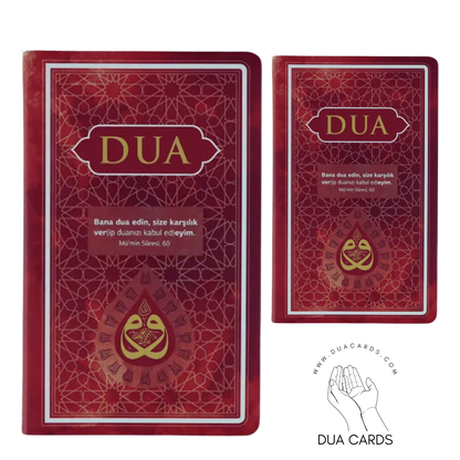 Dua - Evrad-ı Şerife  - Arapça+Türkçe  - BORDO - CEP BOY