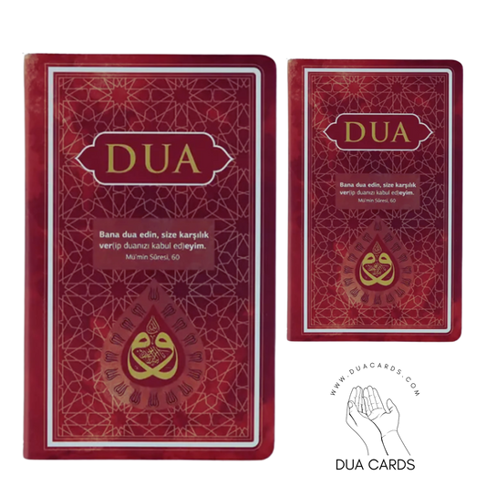 Dua - Evrad-ı Şerife  - Arapça+Türkçe  - BORDO - CEP BOY