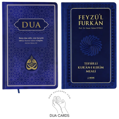 Dua - Evrad-ı Şerife  - Arapça+Türkçe  - LACIVERT - CEP BOY