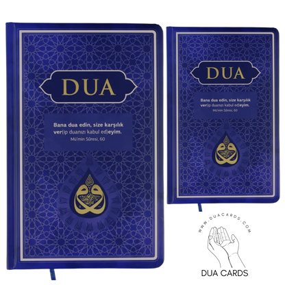 Dua - Evrad-ı Şerife  - Arapça+Türkçe  - LACIVERT - CEP BOY