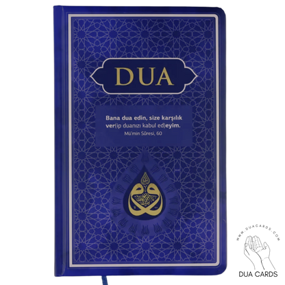 Dua - Evrad-ı Şerife  - Arapça+Türkçe  - LACIVERT - CEP BOY