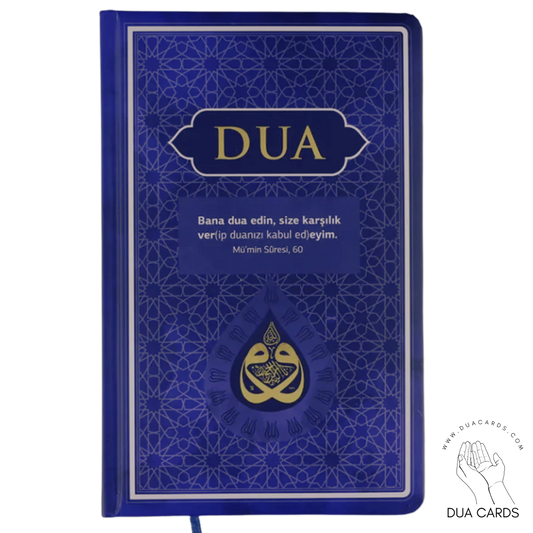 Dua - Evrad-ı Şerife  - Arapça+Türkçe  - LACIVERT - CEP BOY