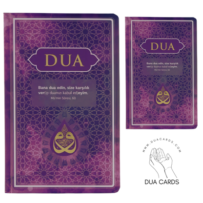 Dua - Evrad-ı Şerife  - Arapça+Türkçe  - LILA - CEP BOY