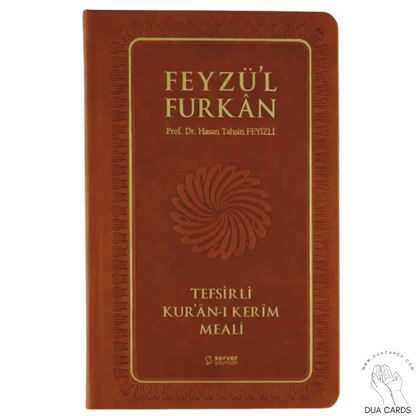 Feyzul Furkan - Orta Boy - Sadece Meal - Taba