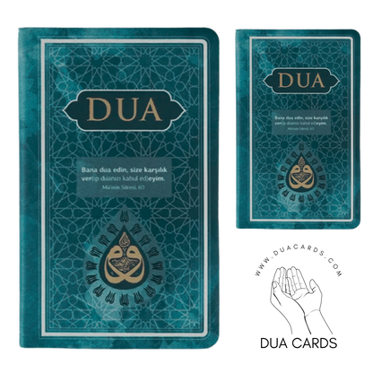 Dua - Evrad-ı Şerife  - Arapça+Türkçe  - TURKUAZ  - CEP BOY