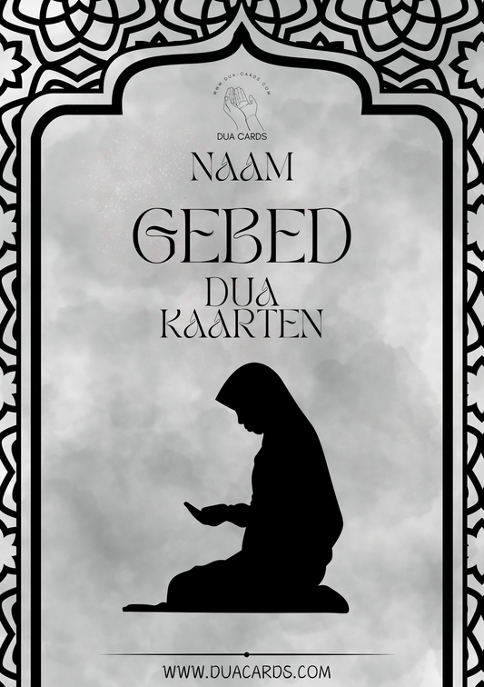 Gebedskaarten - Zwart/Grijs - Vrouwen of Mannen