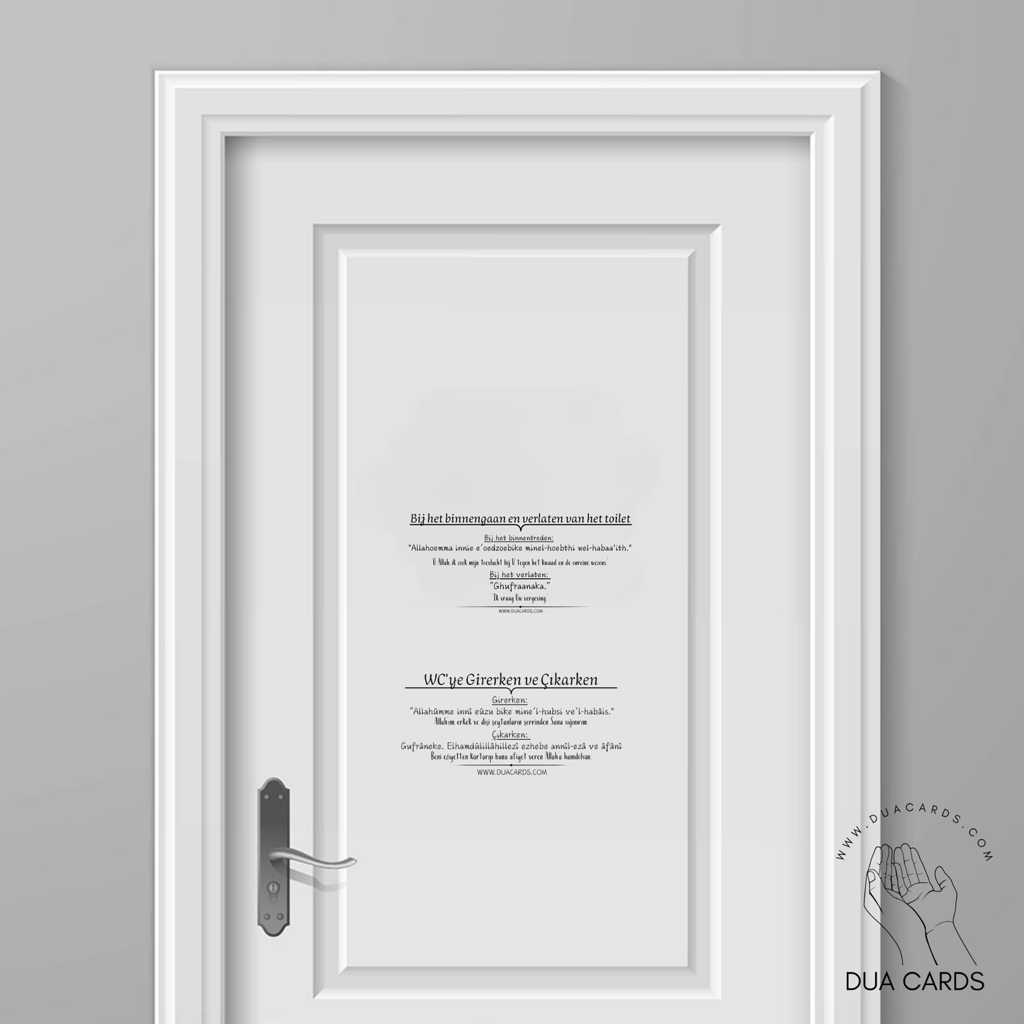 Ev İçin Dua Sticker Seti – 10'lu Paket - TURKCE
