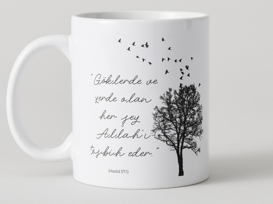 YENI - “Her Şey O’nu Tesbih Eder” Kupa ☕🌿