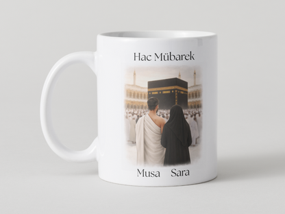 👉 YENİ / NIEUW!!  – Kişiselleştirilebilir Hac Kupa / Gepersonaliseerde Hadj Mok – İsimli / Met Naam