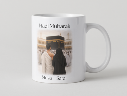 👉 YENİ / NIEUW!!  – Kişiselleştirilebilir Hac Kupa / Gepersonaliseerde Hadj Mok – İsimli / Met Naam