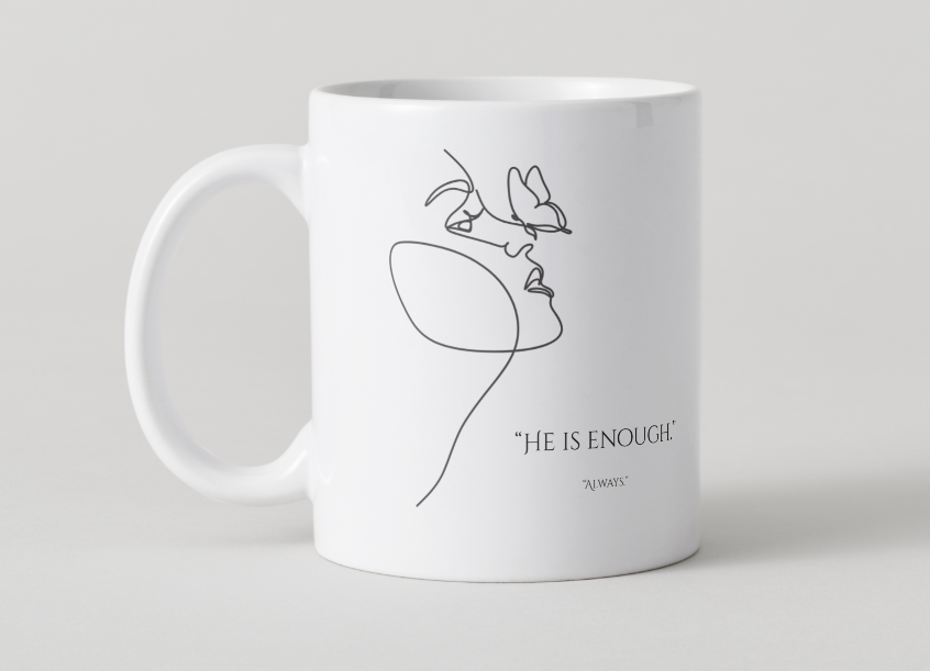 Koffiemok – Hij is Genoeg ☕🤍