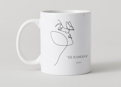 Koffiemok – Hij is Genoeg ☕🤍