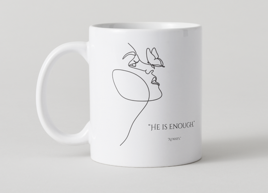 Koffiemok – Hij is Genoeg ☕🤍