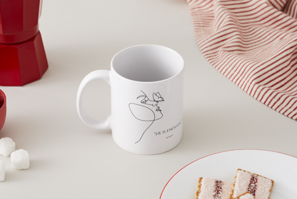 Koffiemok – Hij is Genoeg ☕🤍