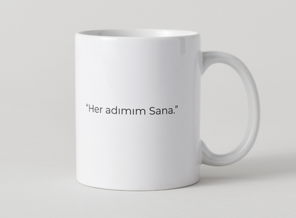 YENI - “Ya Rab” Kupa – Her Adımım Sana - Kahve Kupası