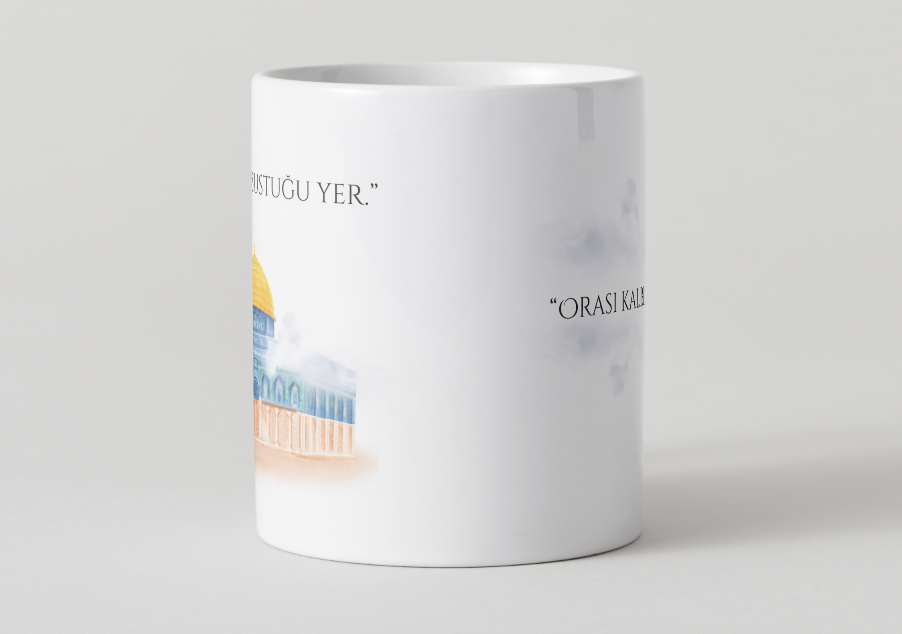YENI - “Kalbimin Sustuğu Yer” Kahve Kupası ☕🕌