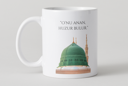 YENI - “O’nu Anan, Huzur Bulur” Kahve Kupası ☕💚