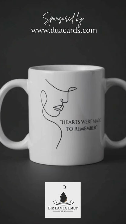 Koffiemok – Harten Vinden Rust in Herinnering ☕✨