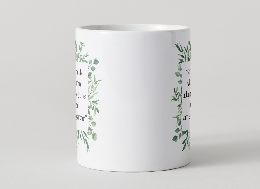 YENI - “Sevgi Bir Armağandır” Kupa ☕🌿