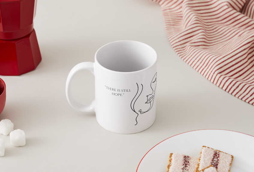 Koffiemok – Blijf Hopen ☕🤍
