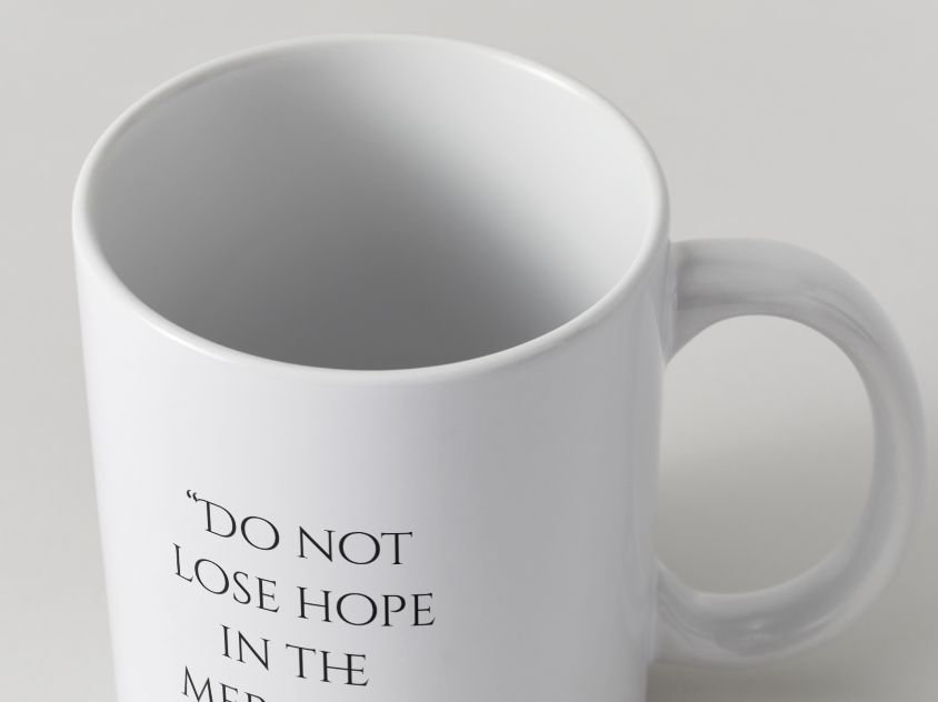 Koffiemok – Blijf Hopen ☕🤍