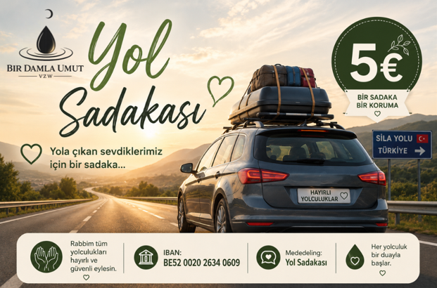 Yol Sadakası | Veilige Reis Donatie